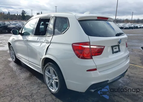 2013 BMW X3 xDrive28I из США, поврежденный, VIN 5UXWX9C57D0D03771